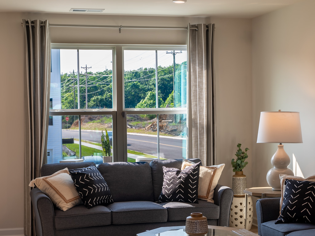 Cleanly composed interior detail in a residential property